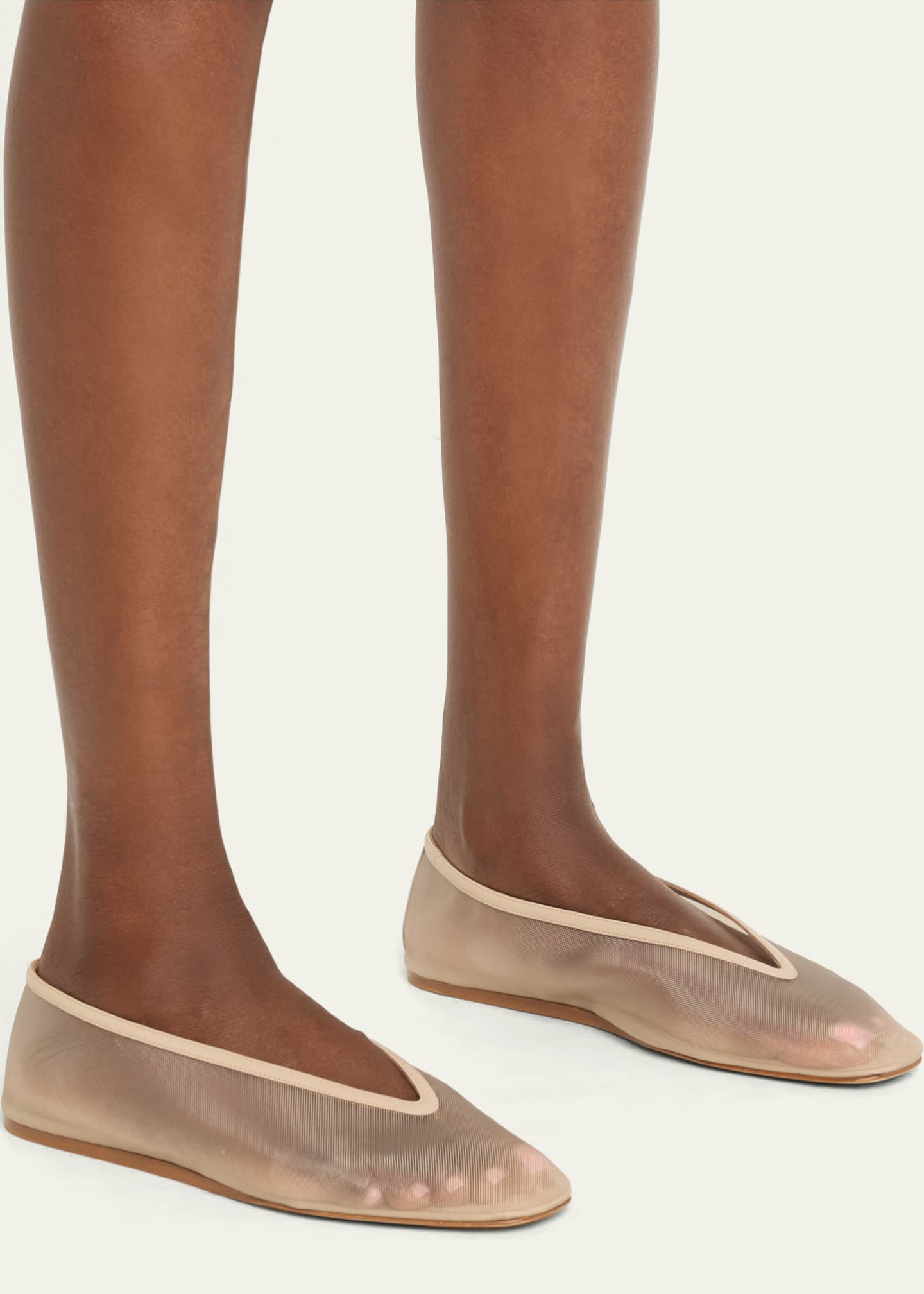 Le Monde Beryl Luna Mesh Ballerina Flats | Bergdorf Goodman