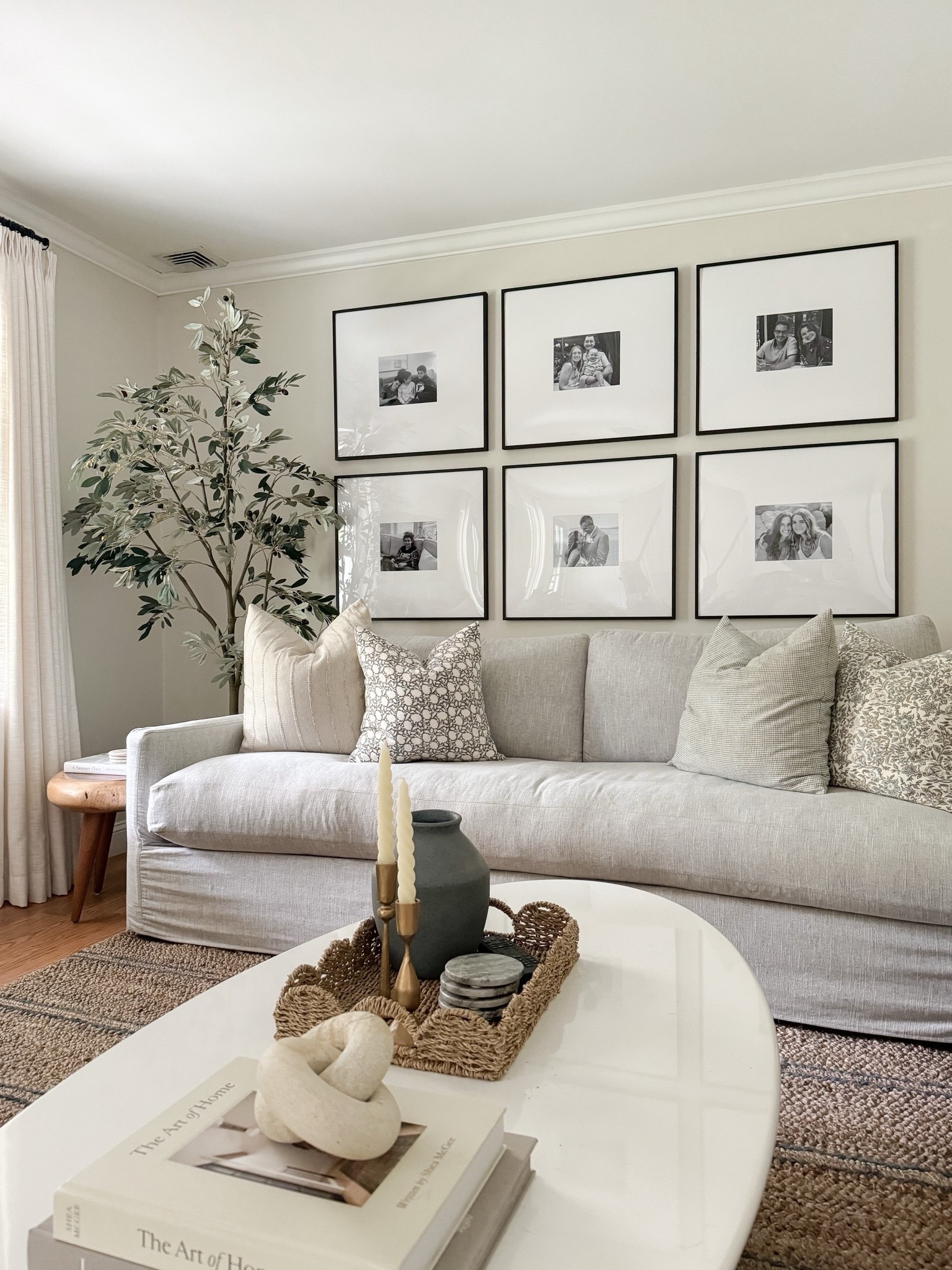 Coastal living room, Walmart home decor, coffee table, spring home decor, gallery frames, Pottery Barn rug

#LTKHome