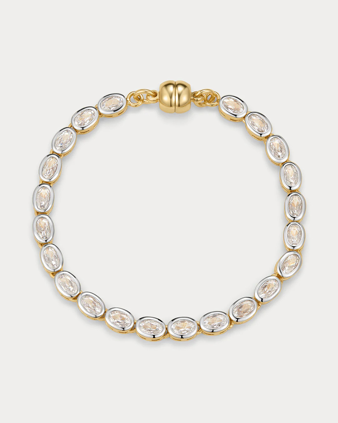 The Palais Tennis Bracelet-Gold | Luv Aj Inc.