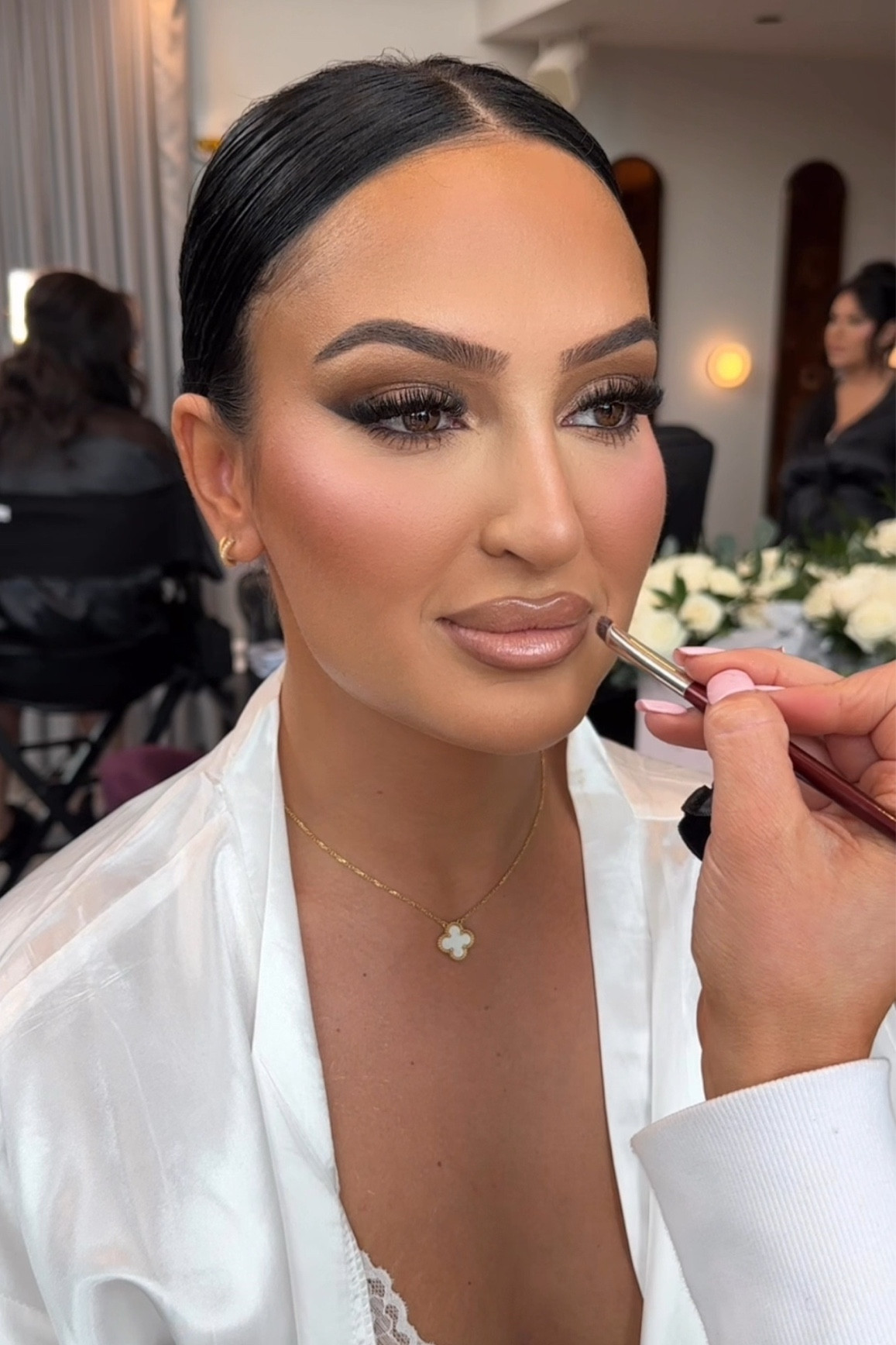 The perfect glam bridal makeup on my beautiful bride Carly 🤎

#LTKStyleTip #LTKWedding #LTKBeauty