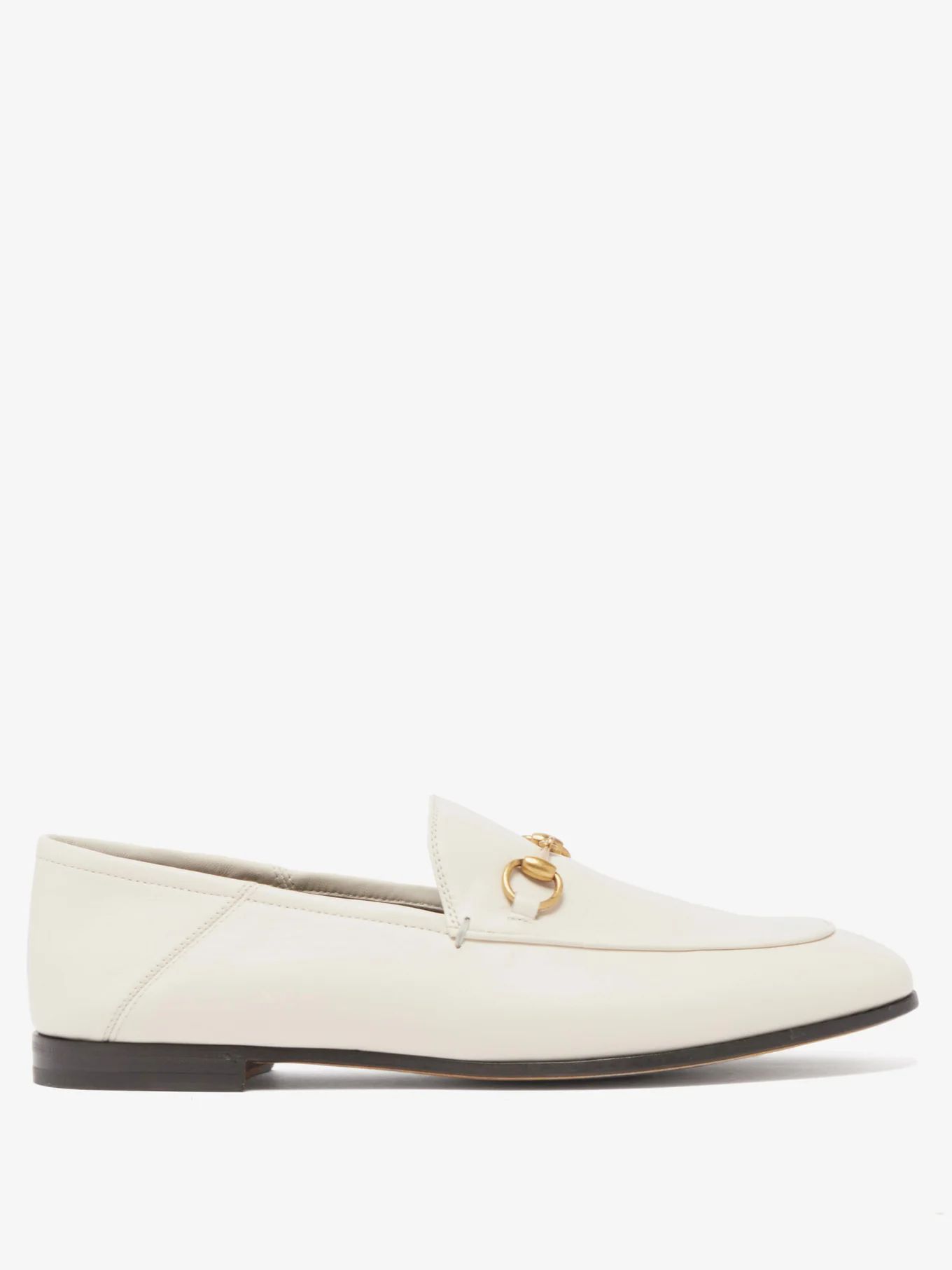 GucciBrixton collapsible-heel leather loafers | Matches (US)