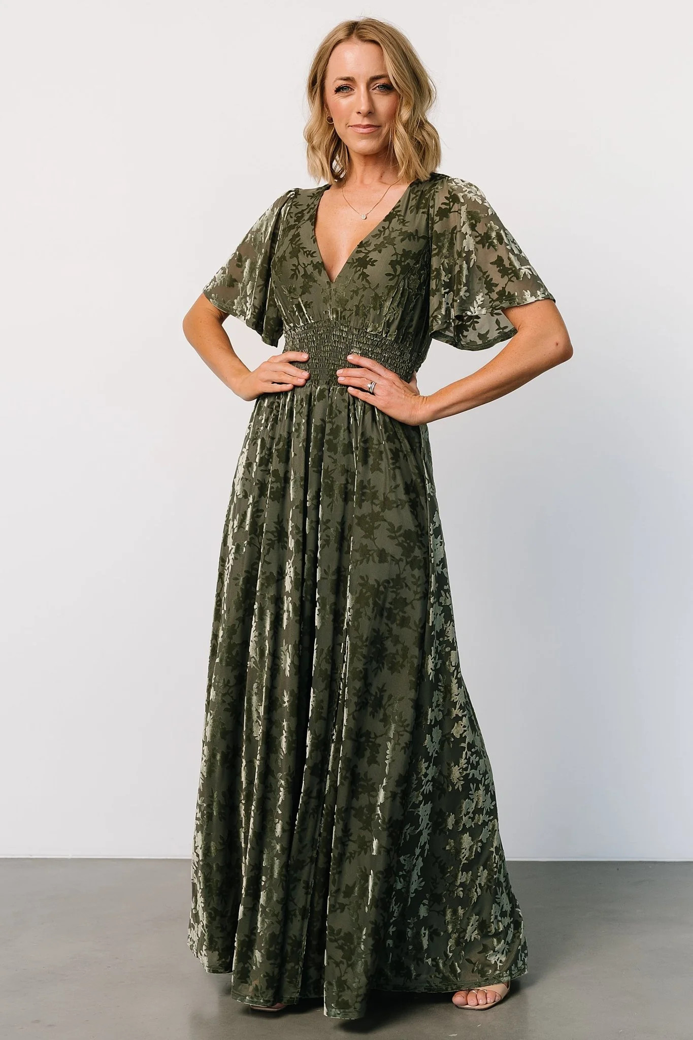 Veronica Velvet Maxi Dress | Baltic Born