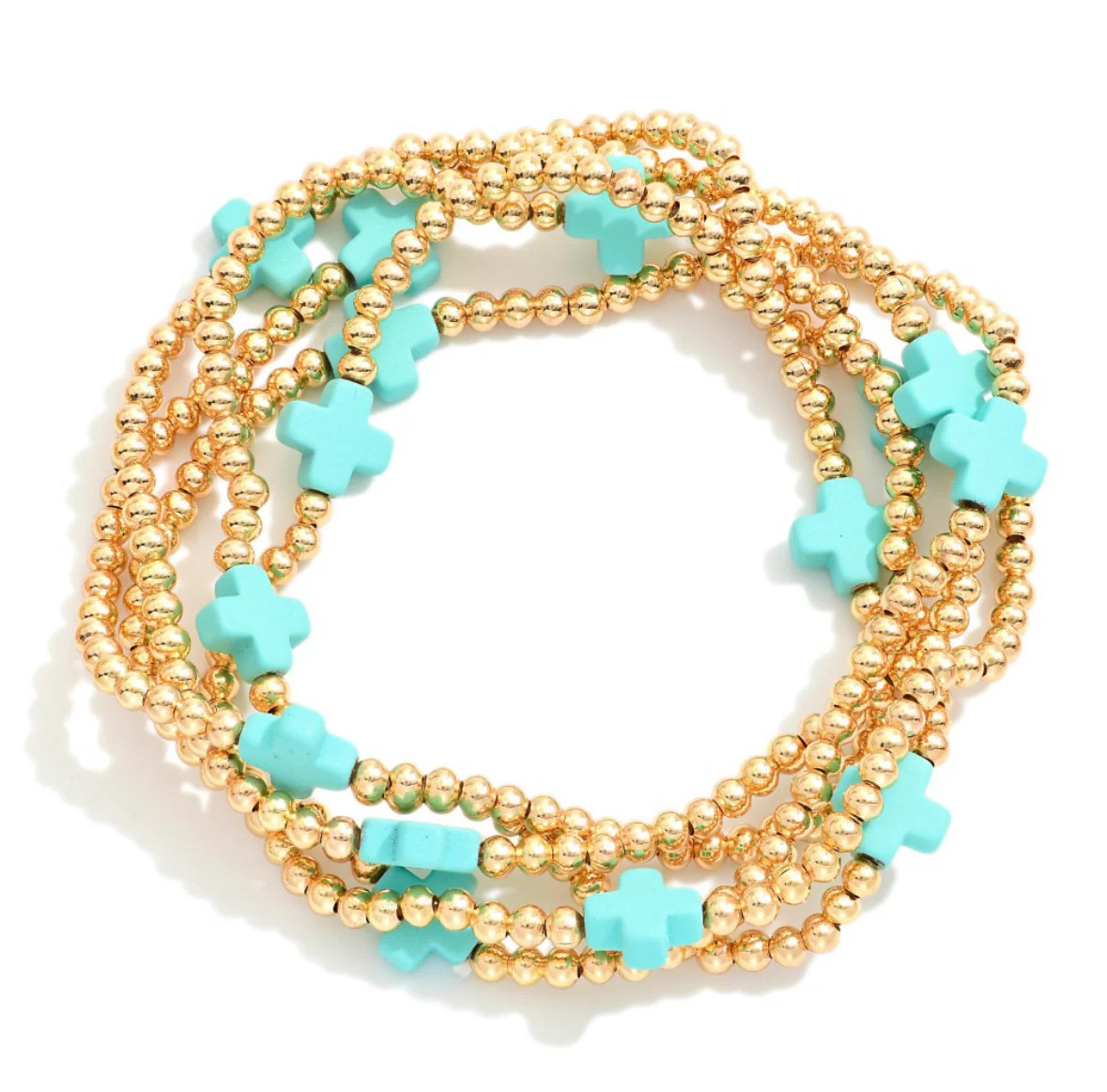 Golden Turquoise Bracelet Bundle | Erin McDermott Jewelry