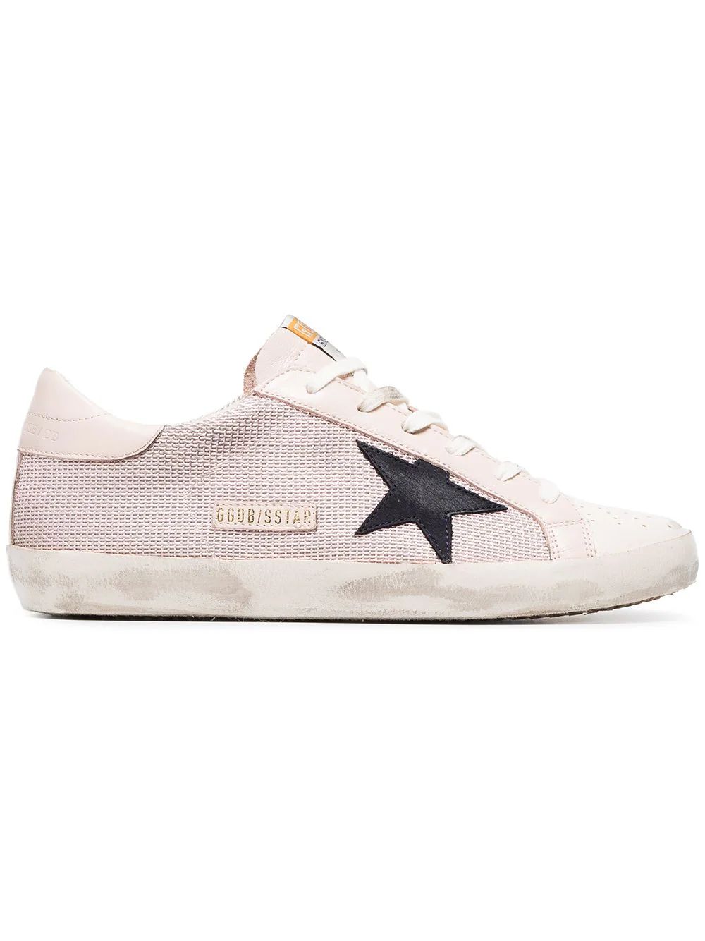 Golden Goose Deluxe Brand Superstar mesh sneakers - Pink | FarFetch Global