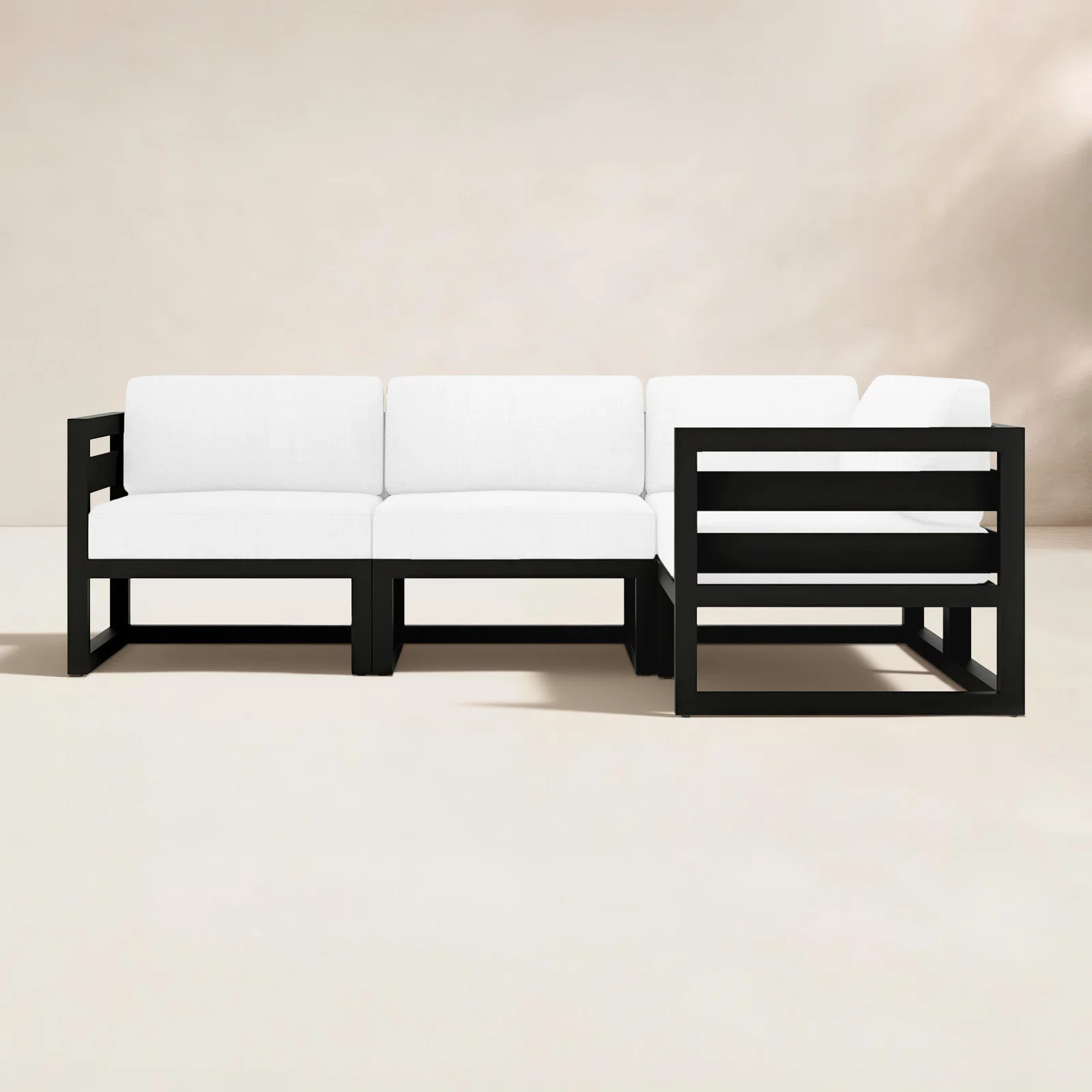 Smith 94" Outdoor Sectional with Sunbrella Cushions | Wayfair North America