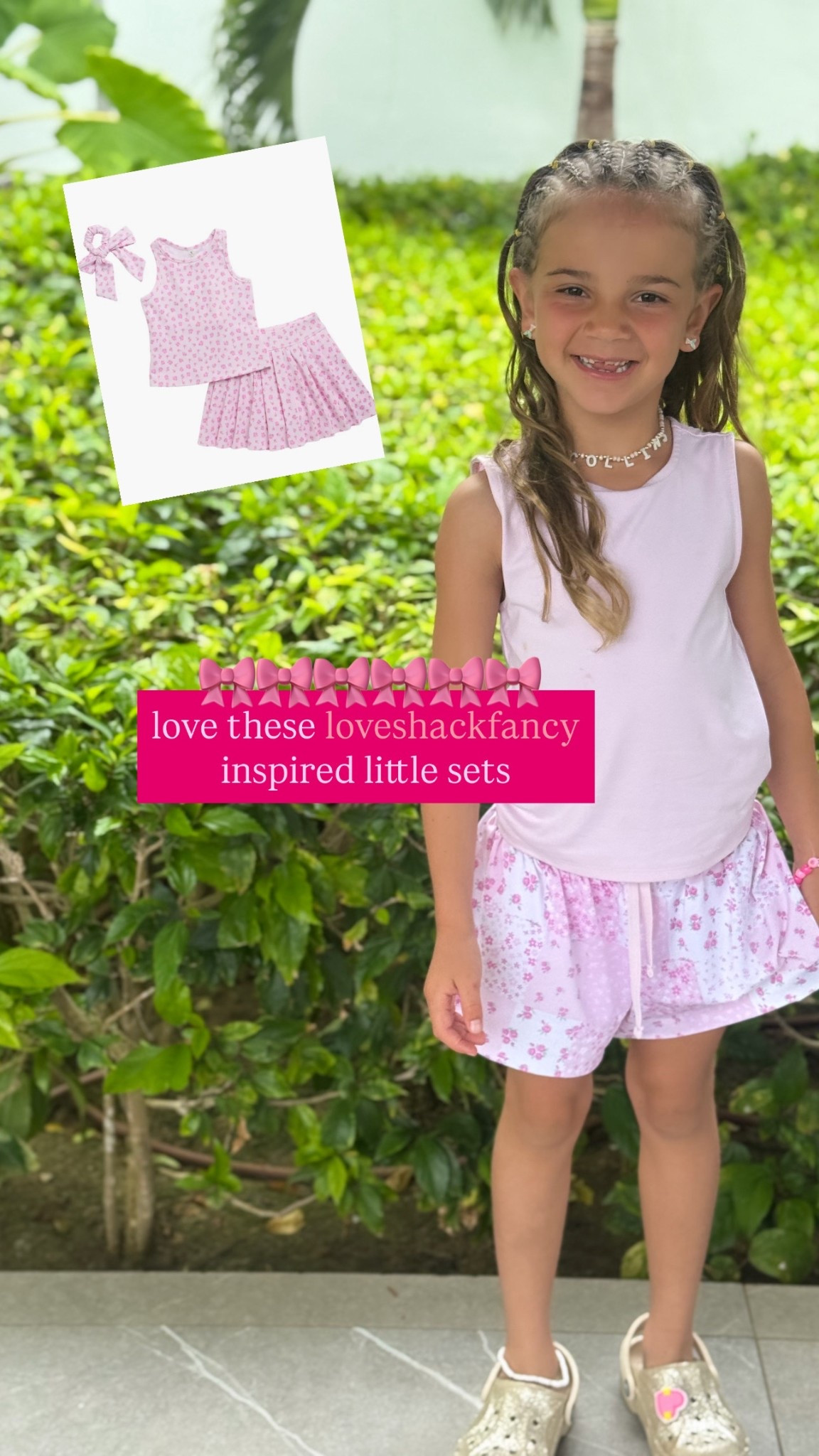 Girls loveshackfancy inspired set, girls active set, pink floral set, girls spring outfit 

#LTKKids #LTKActive #LTKgrwm