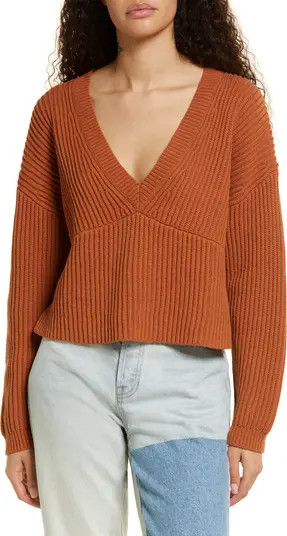 PacSun Rib Crop Sweater | Nordstrom | Nordstrom