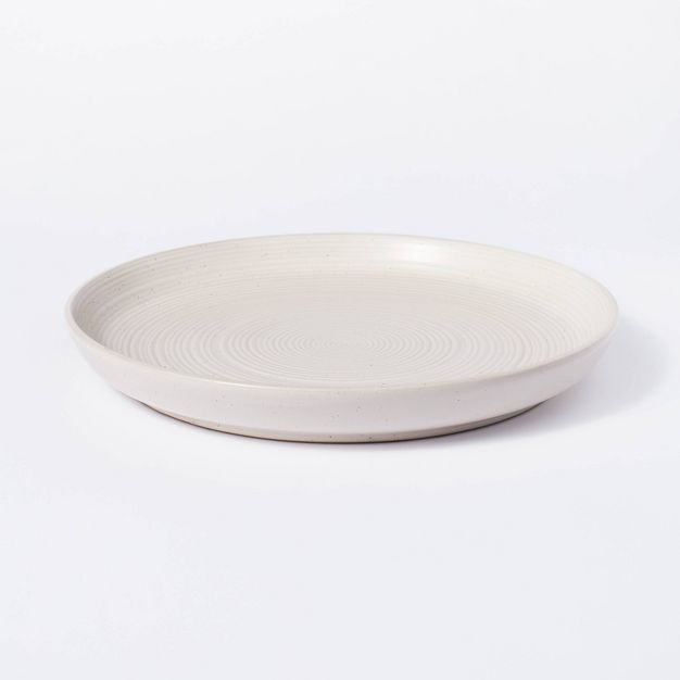 12" Stoneware Round Serving Platter Cream - Threshold™ designed with Studio McGee | Target