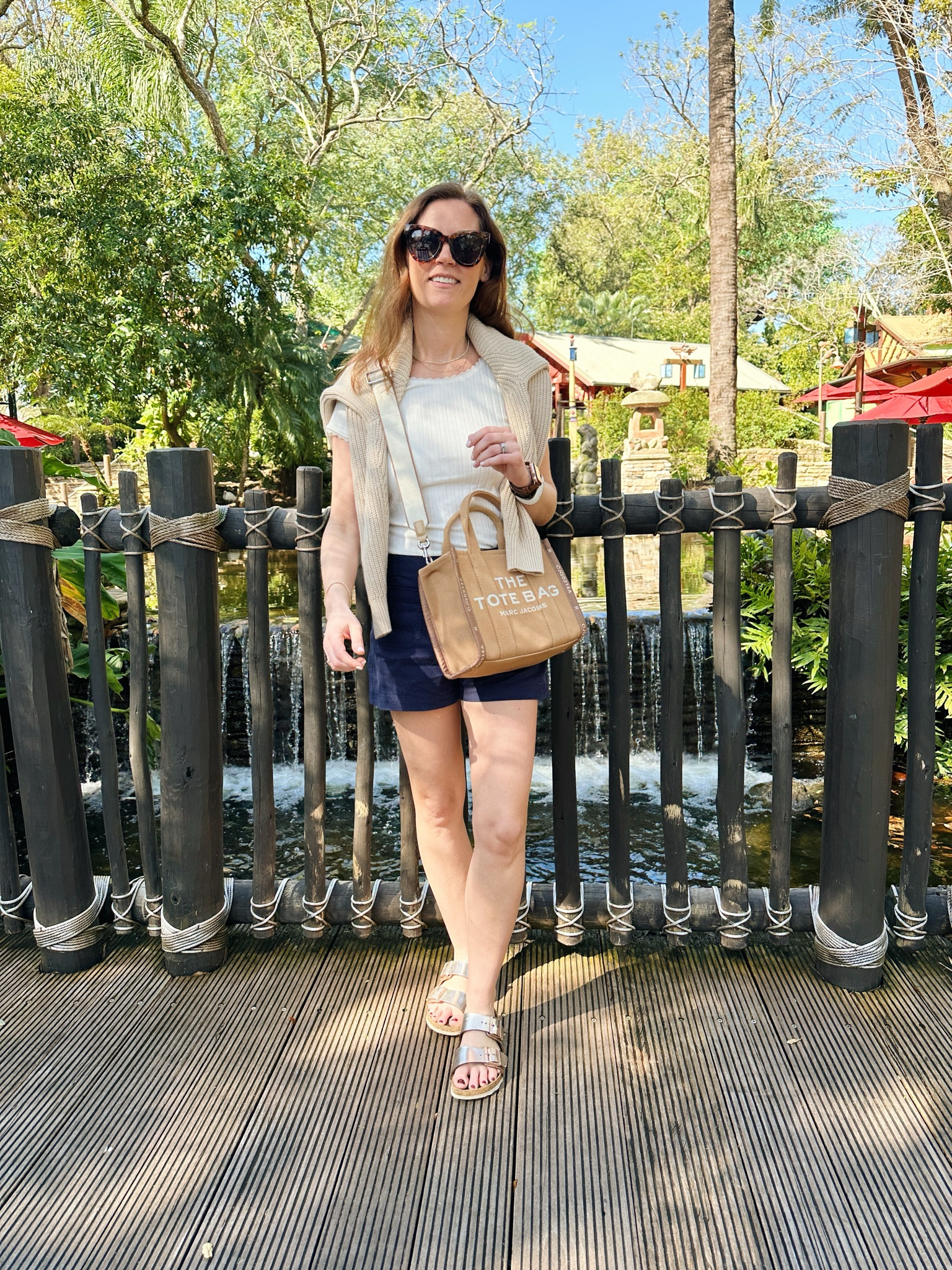 Shorts true to size, 2
Tee runs fitted, I’m in my usual size small
Sweater runs big, I went down a size to XS

#LTKSeasonal #LTKstyletip #LTKover40