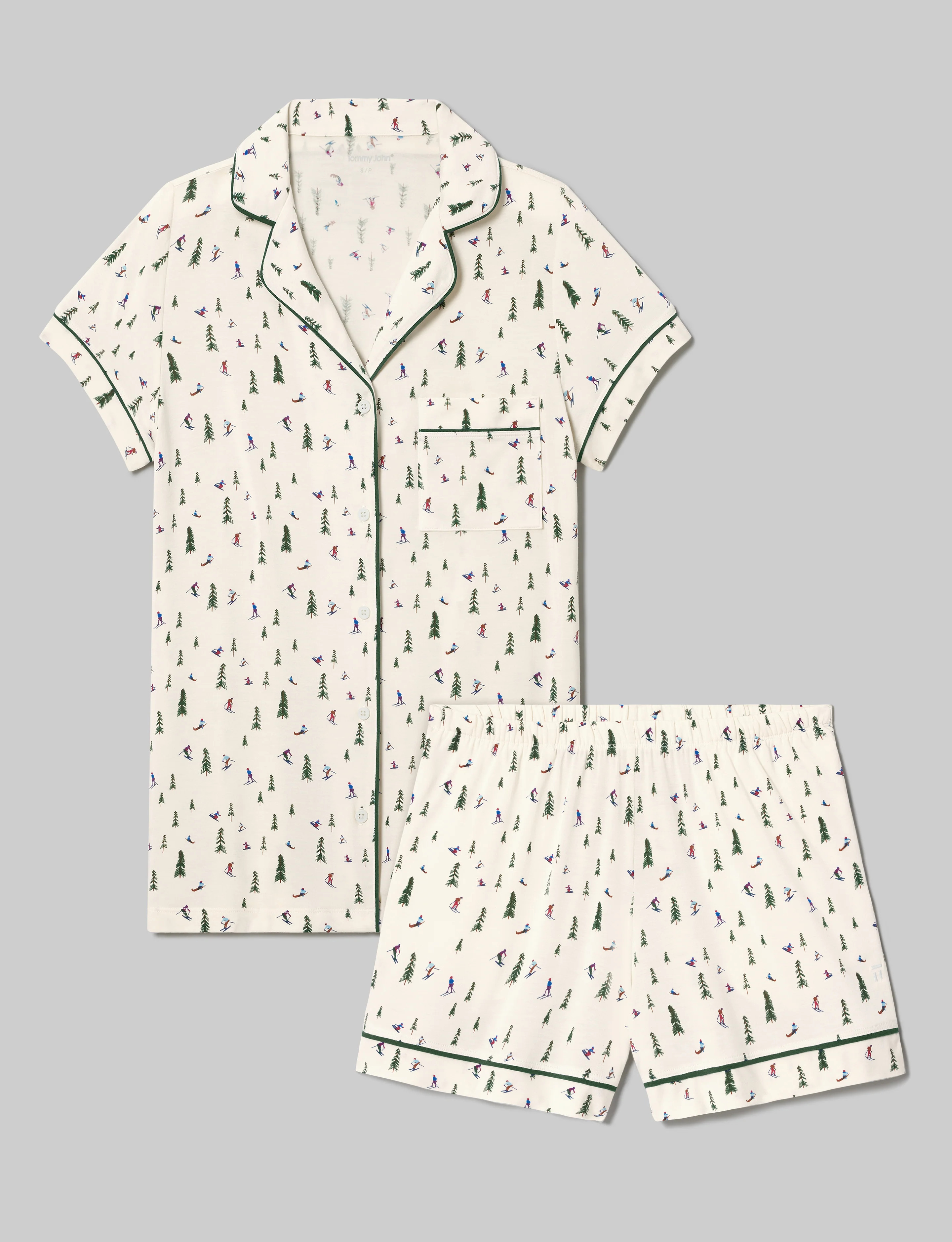 Women's Downtime Pajama Top & Short Set | Tommy John