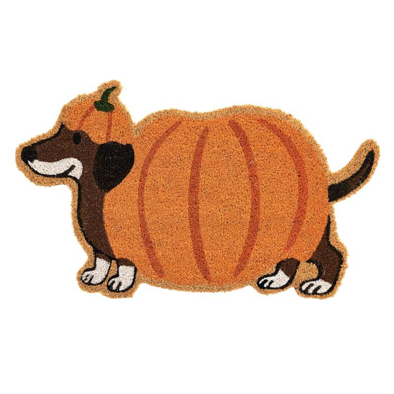 Pumpkin Dog Coir Mat, 18x30 | At Home