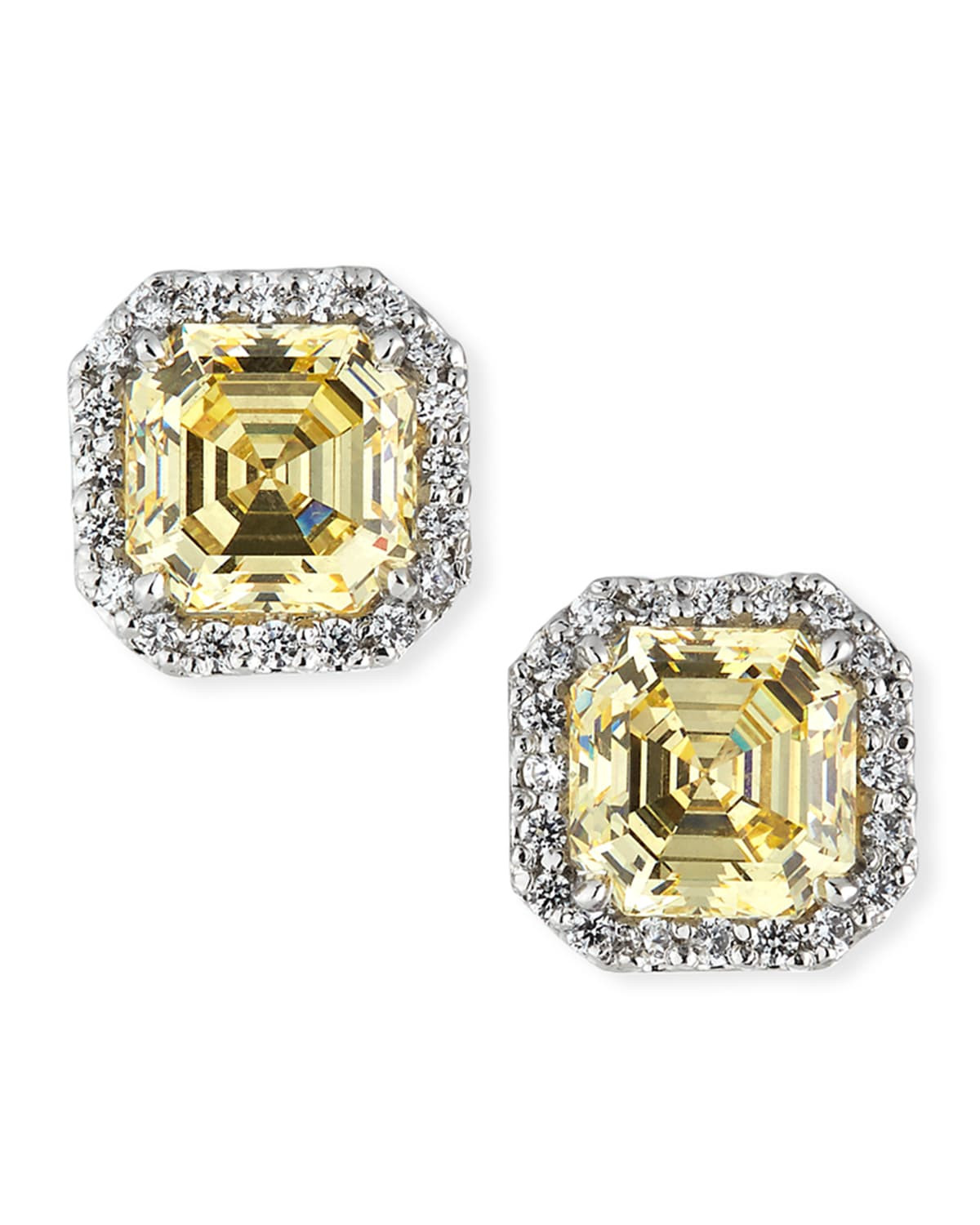 Canary Cubic Zirconia Stud Earrings | Neiman Marcus