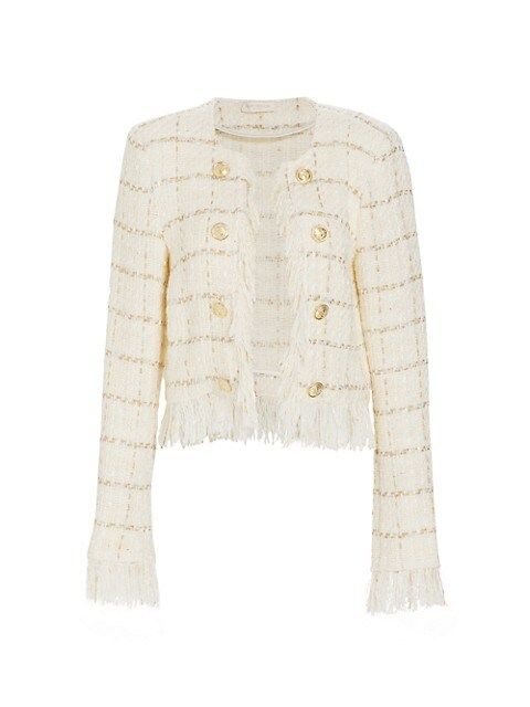 Ramy Brook Anna Fringe Tweed Jacket | Saks Fifth Avenue