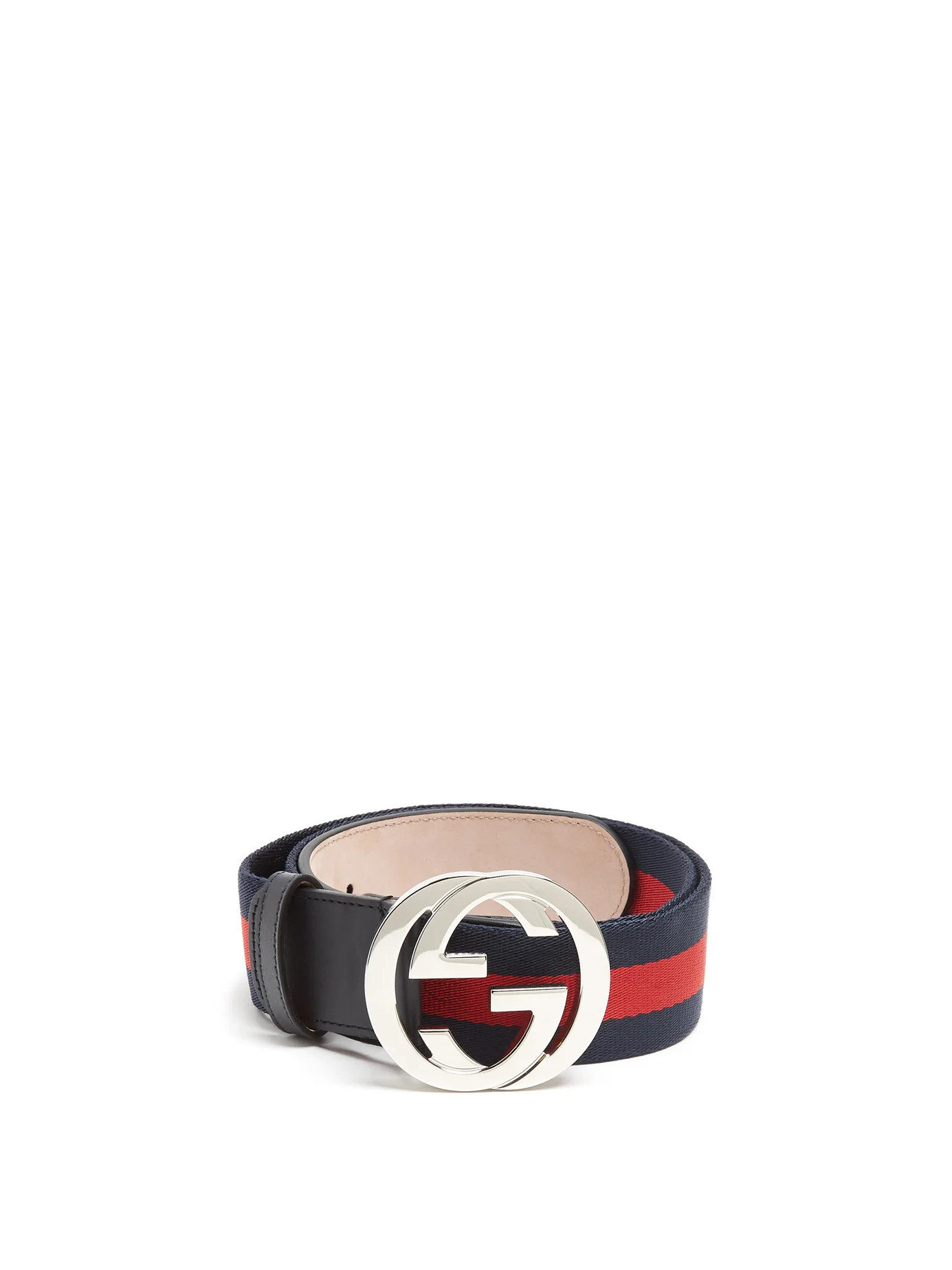 GG-buckle Web-canvas belt | Matches (US)