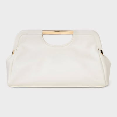 Frame Clutch Bag - A New Day™ Off-White | Target