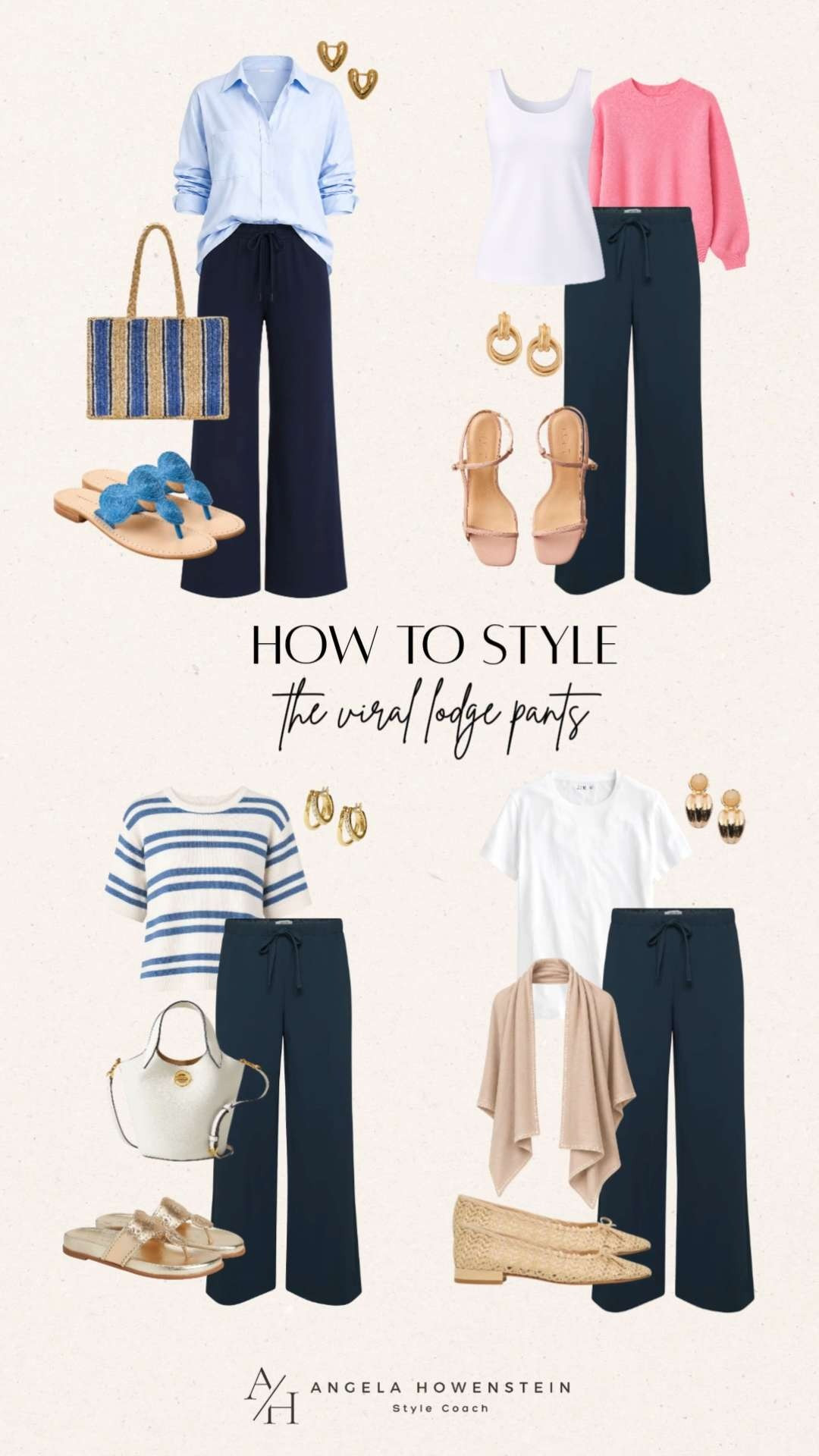 These navy wide leg pants are a versatile wardrobe staple. Easy to dress up or down for work, weekends, travel, and everyday wear.

💡 LTK MADE EASY
❤️ Heart = Support my posts
🔖 Save = Get sale & restock alerts
📋 Lists = Keep favorites organized
📲 Share = Send to yourself for later
💬 Comment = Ask me anything 

 #LTKootd #LTKOver40 #LTKSaleAlert