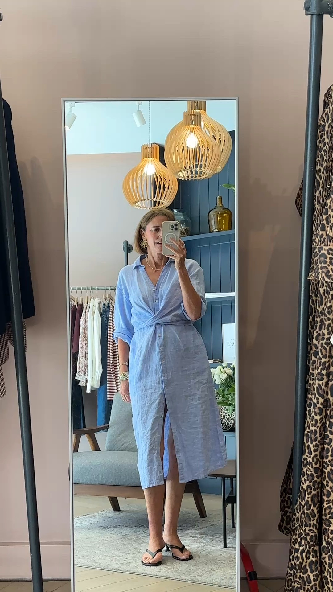 This gorgeous dress is perfect for everyday elevated casual .. including office wear .. it can tie at the back or front …  I’m wearing a size 2R (UK 10)

#LTKsummer #LTKstyletip #LTKworkwear