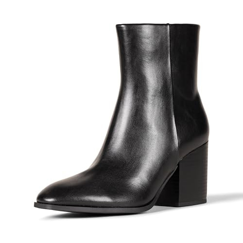 Amazon Essentials Women's Clean Heel Ankle Boot, Black, 13 | Amazon (US)