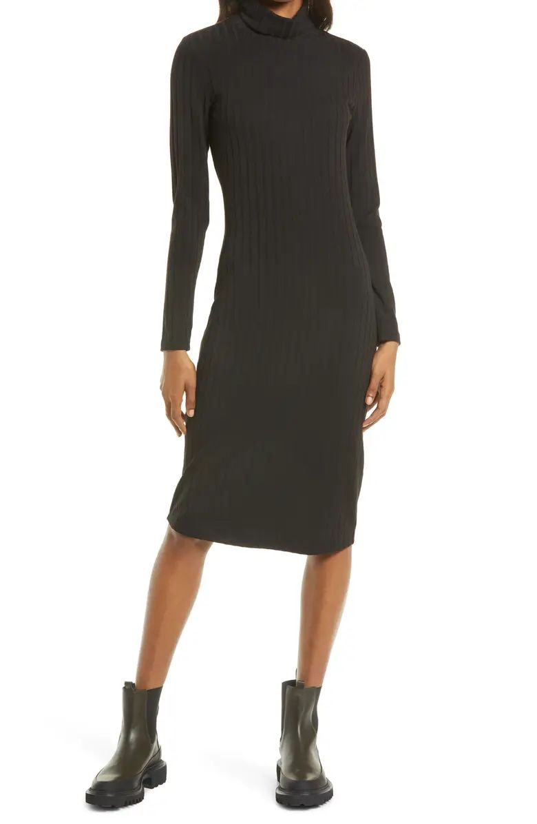 Long Sleeve Turtleneck Sweater Dress | Nordstrom