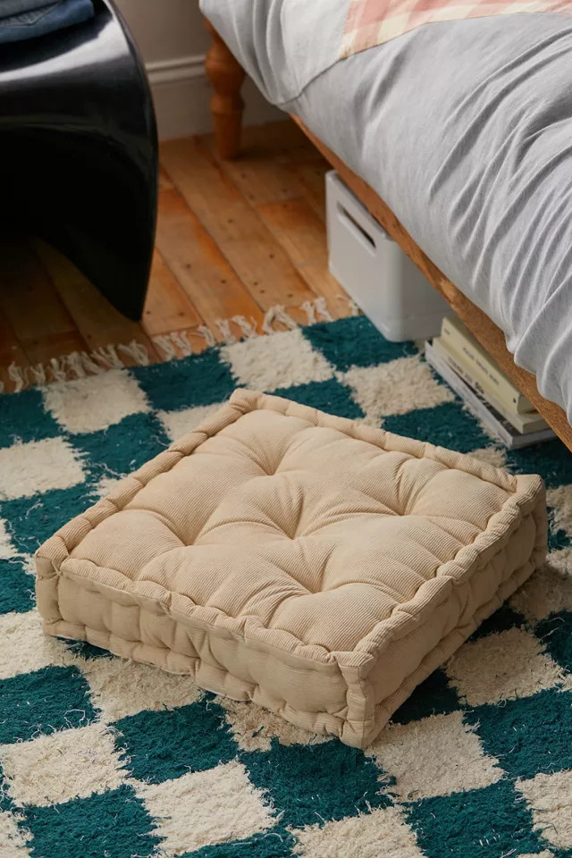 Washed Corduroy Floor Pillow | Urban Outfitters (US and RoW)