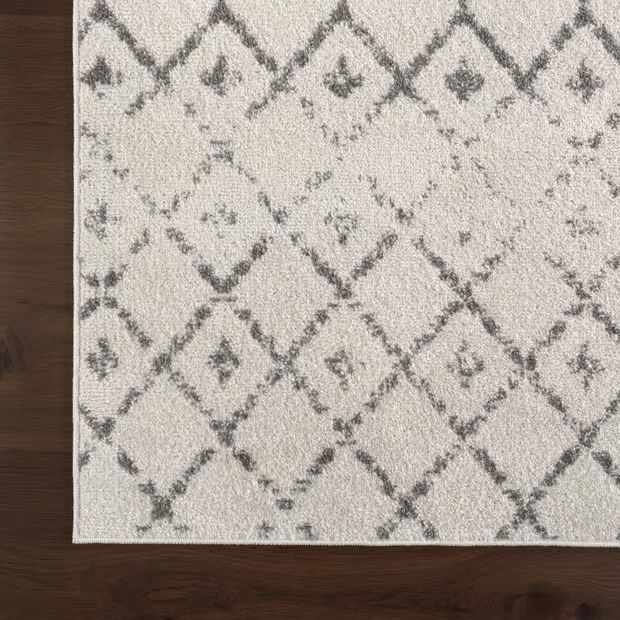 Gray Moroccan Trellis 8' x 10' Area Rug | Rugs USA