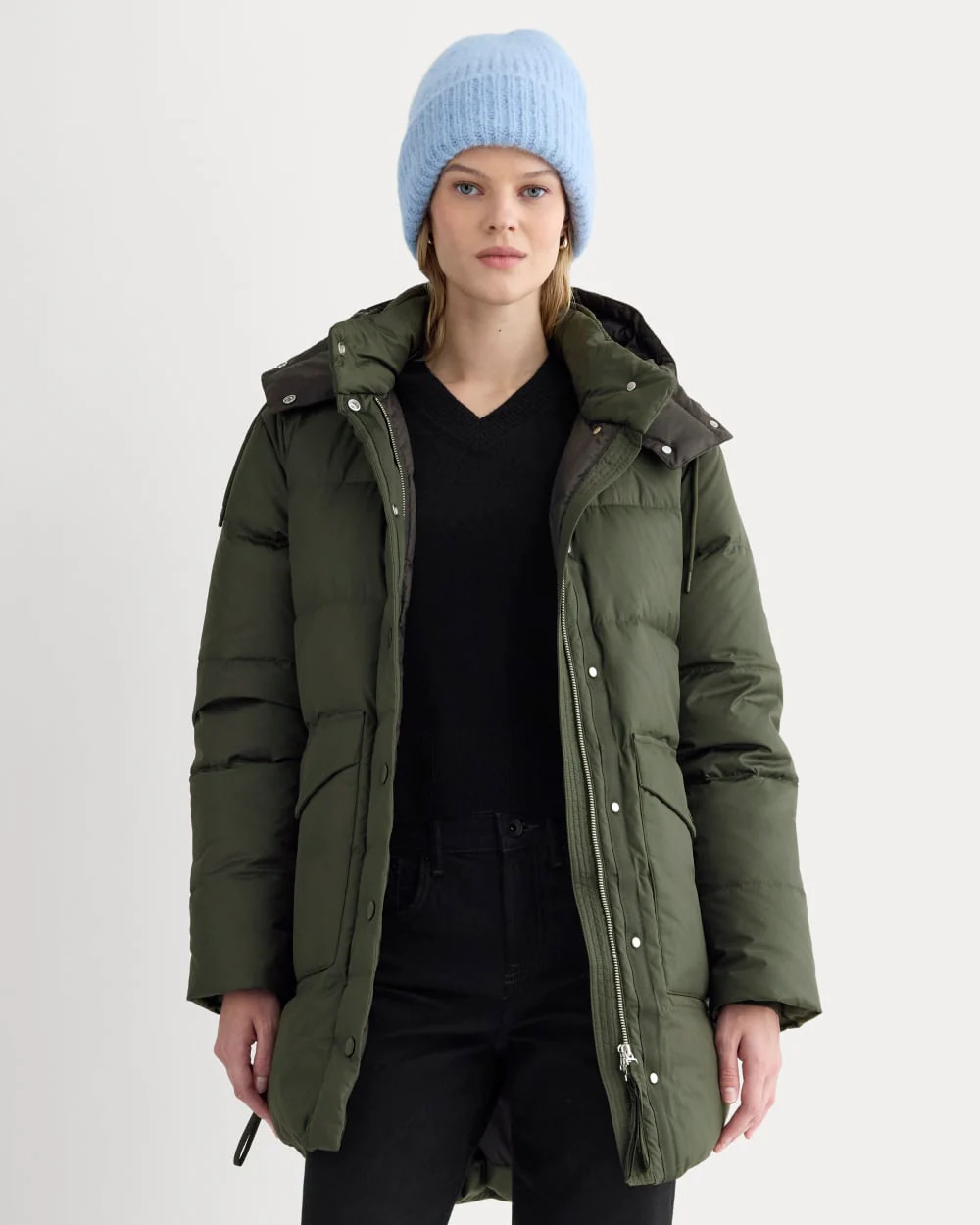 The EverPuff™ Long | Dark Green | Everlane