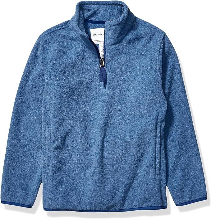 Amazon Essentials Boys and Toddlers' Polar Fleece Quarter-Zip Pullover Jacket | Amazon (US)