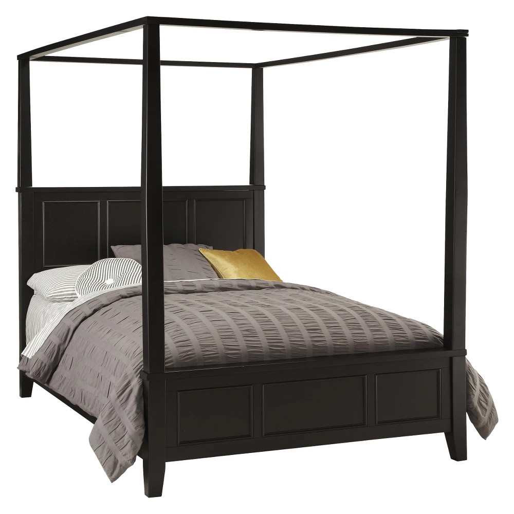 Bedford Canopy Bed Black (Queen) - Home Styles | Target