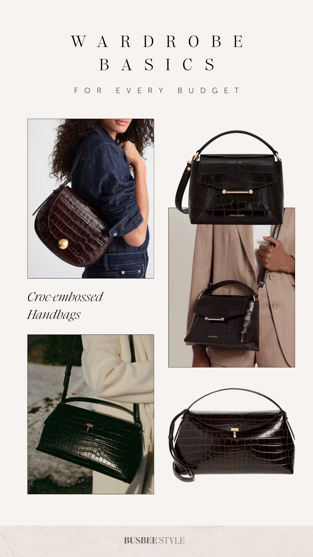 Trend Alert: Croc-embossed Handbags 