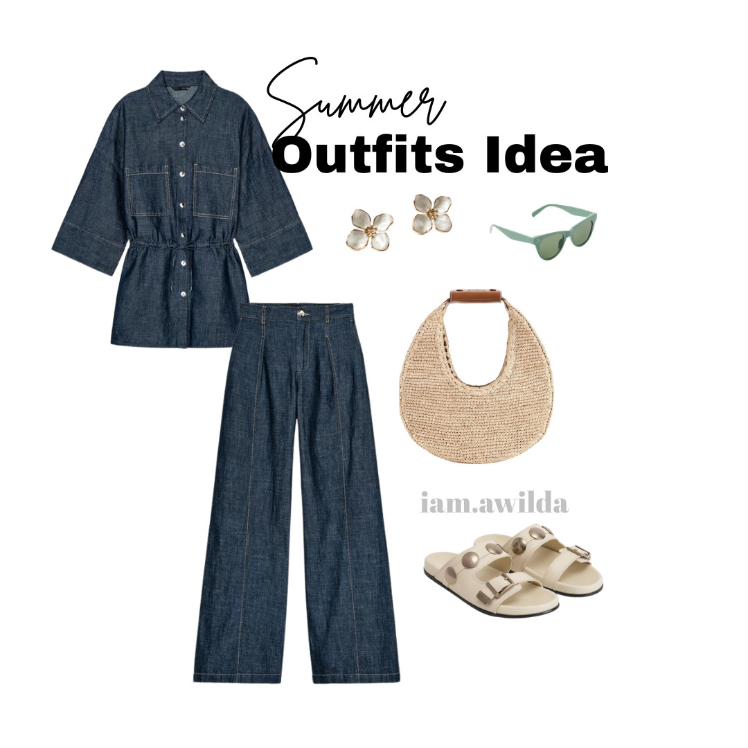 📍Summer Travel Outfit Idea | Wide Leg Denim Look for Women

Effortlessly chic and comfortable! ✨ This summer outfit features wide leg denim pants – perfect for keeping cool while staying stylish on vacation or everyday wear. Pair them with a lightweight tank top, straw hat, and comfy sandals for the ultimate casual travel look. Whether you're sightseeing, catching a flight, or heading to brunch, this denim summer outfit is ideal for warm-weather adventures. 

 #LTKSummerEdit #LTKFindsUnder50 #LTKStyleTip