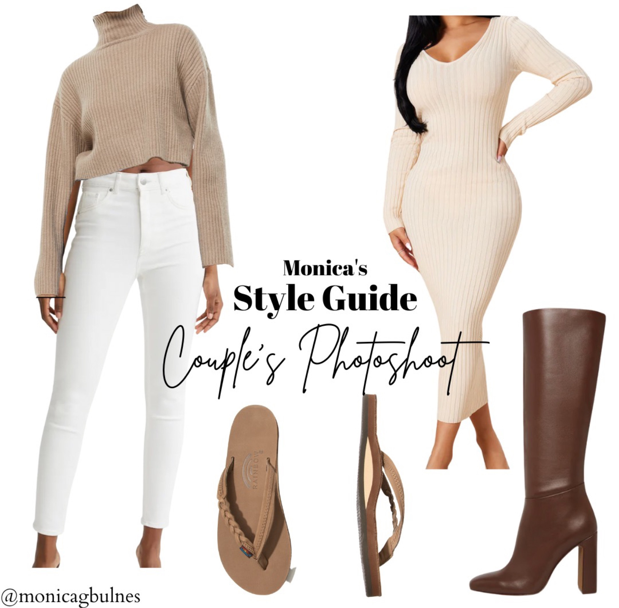 Couple’s photoshoot style guide! These two outfit options are great for a winter beach photoshoot or any couple’s photoshoot setting! 🫶🏼 #couplesphotoshootoutfit #photoshootoutfit #coupleshootoutfit 