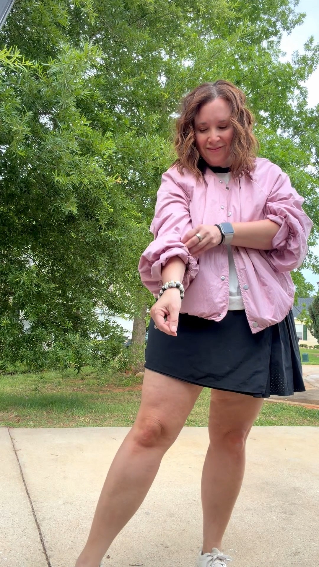 The cutest bomber jacket from Target! Super light weight and perfect for the summer nights! Size up one for the oversized look! I’m in a XL

#LTKootd