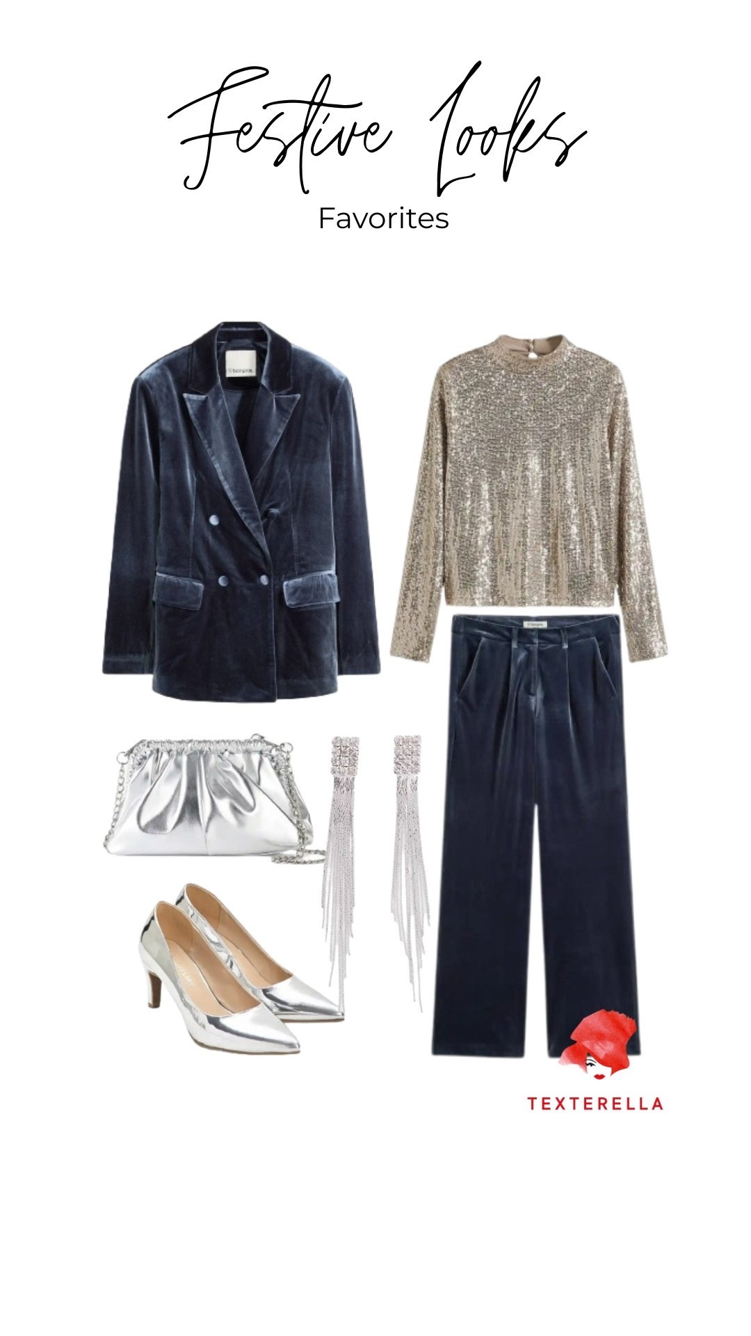 Festliches Winter Outfit: Samt, Pailletten und Silber

#bonprix

#LTKdeutschland #LTKfestive #LTKü50