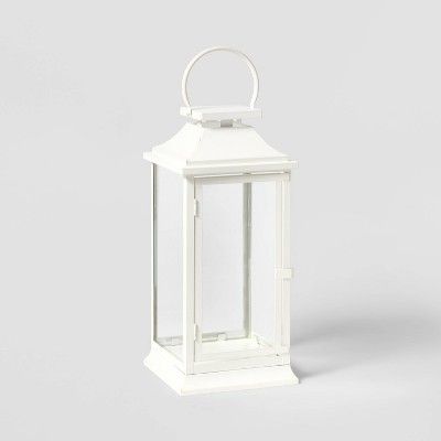 17" Decorative Metal Lantern White - Wondershop™ | Target