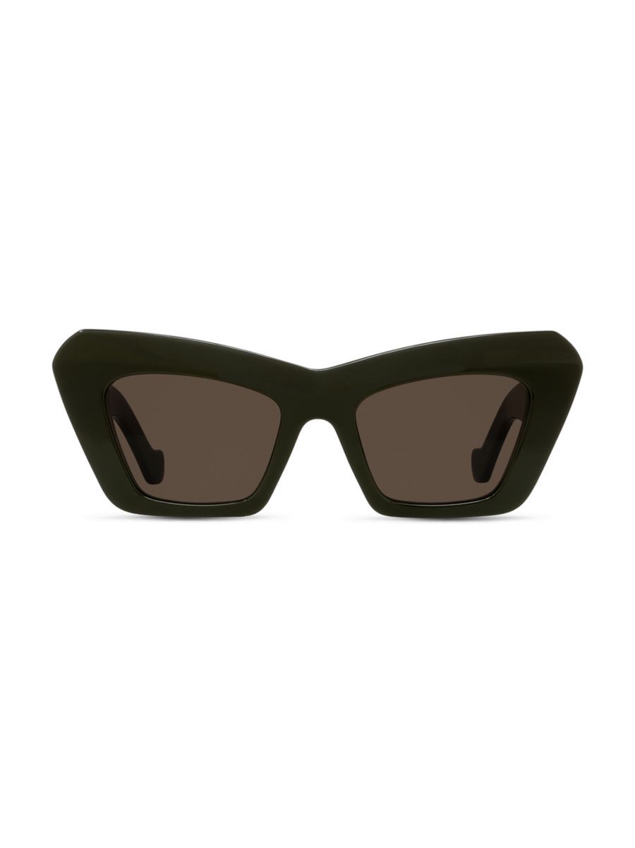 LOEWE Anagram 51MM Cat-Eye Sunglasses | Saks Fifth Avenue | Saks Fifth Avenue