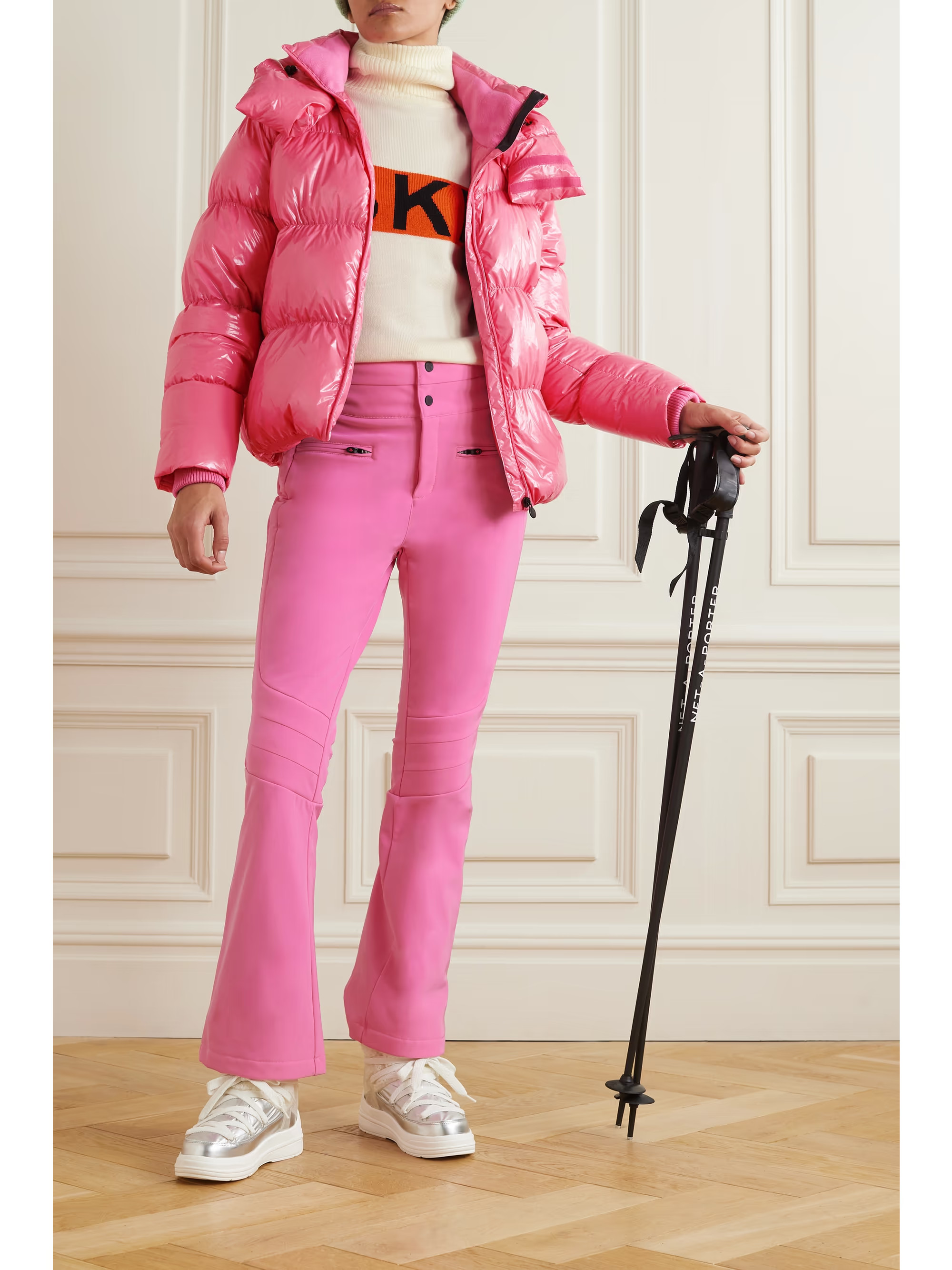 Pull à col roulé en laine mérinos intarsia color-block PERFECT MOMENT pour femme | NET-A-PORTE... | NET-A-PORTER (UK & EU)