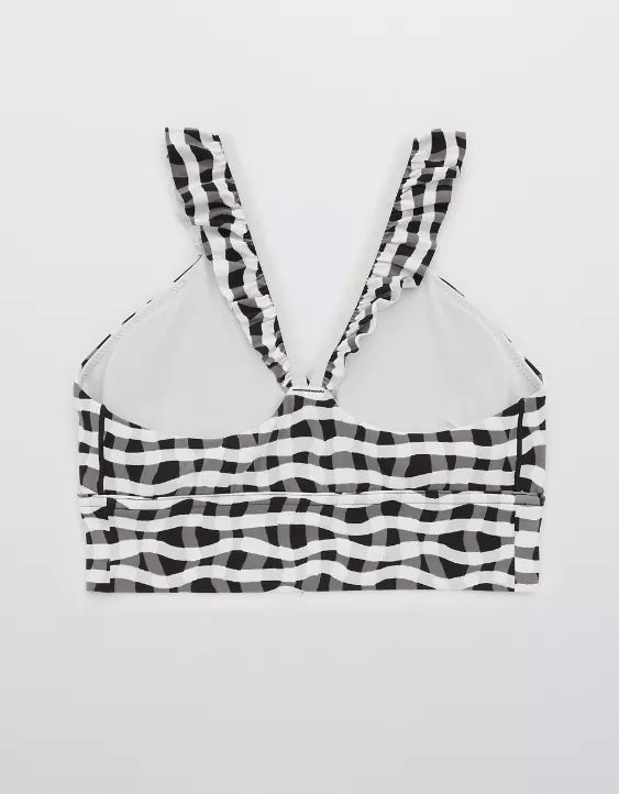 OFFLINE By Aerie Real Me Xtra Ruffle Sports Bra | American Eagle Outfitters (US & CA)