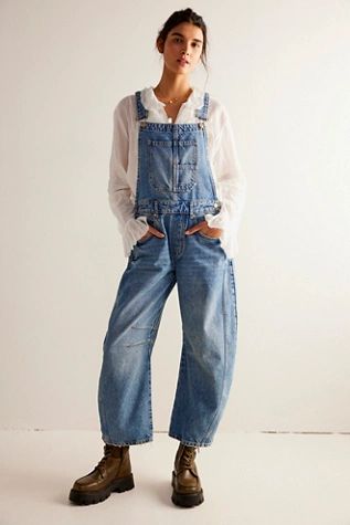 We The Free Lucky You Barrel Overalls | Free People (Global - UK&FR Excluded)