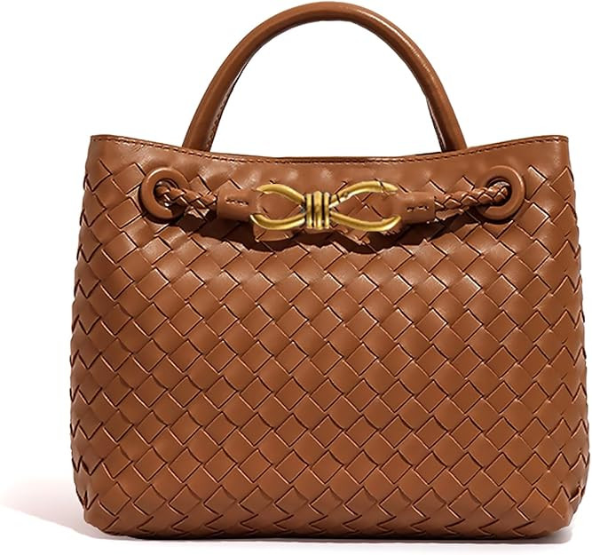 Woven Hobo Bags for Women Tote Bag, Woven Leather Shoulder Crossbody Bag Satchel Bag Woven Handba... | Amazon (US)