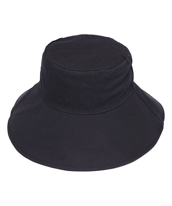 Something Special Women's Sunhats BLACK - Black Bucket Hat | Zulily