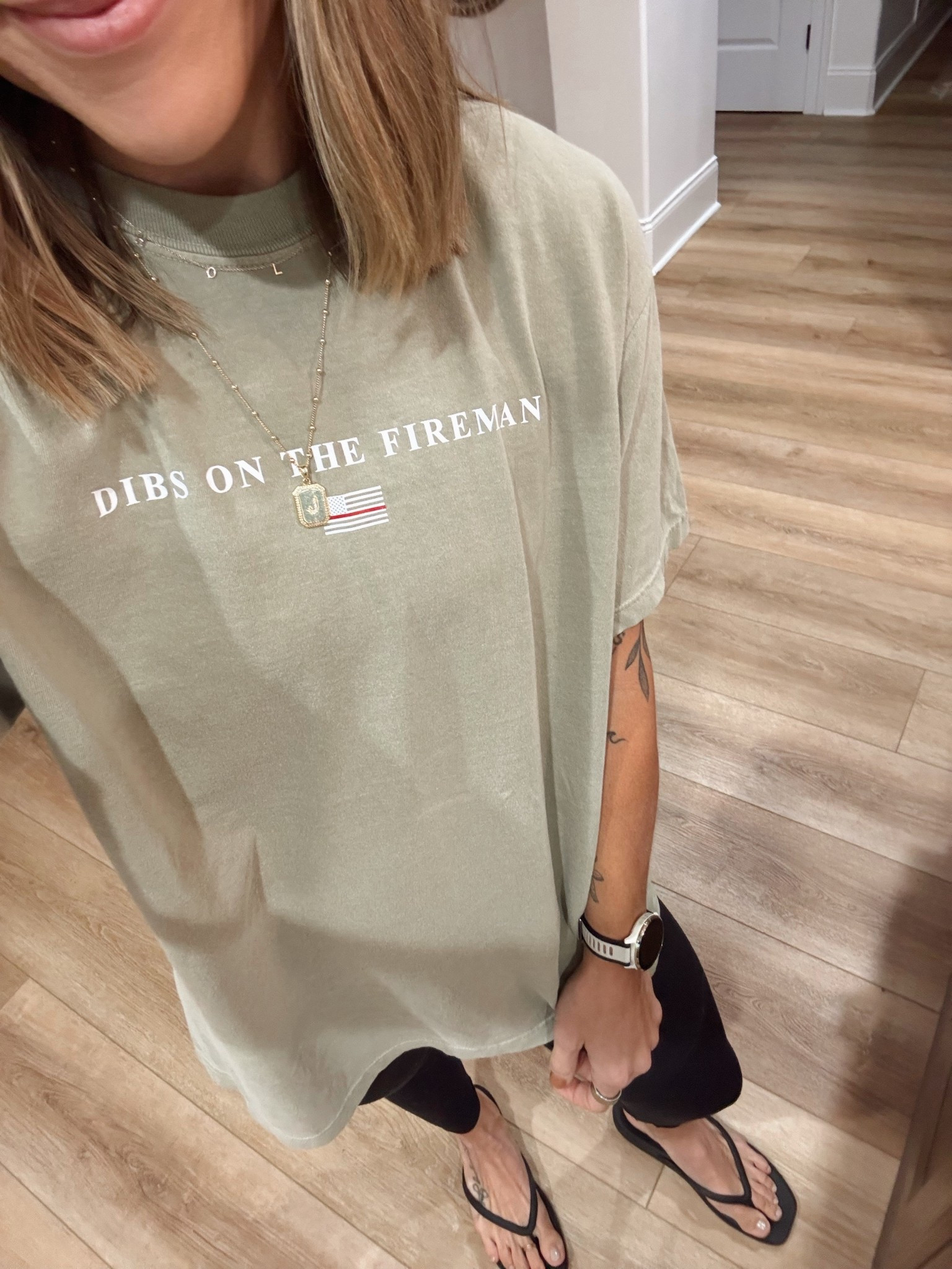 Calling DIBS👀🧯🚒 such a cute etsy tee! I’m in the L, color khaki🤎 also linked my fire wife tee I wore the other day ☺️

Ootd / small shop / firefighter family / graphic tees / Holley Gabrielle / first responders

#LTKFamily #LTKStyleTip #LTKFindsUnder50