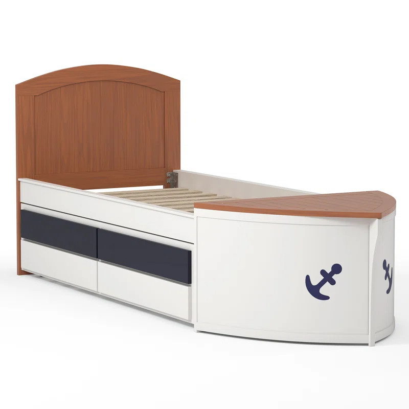 Twin Mate's & Captain's Bed with Trundle by Hokku Designs | Wayfair North America