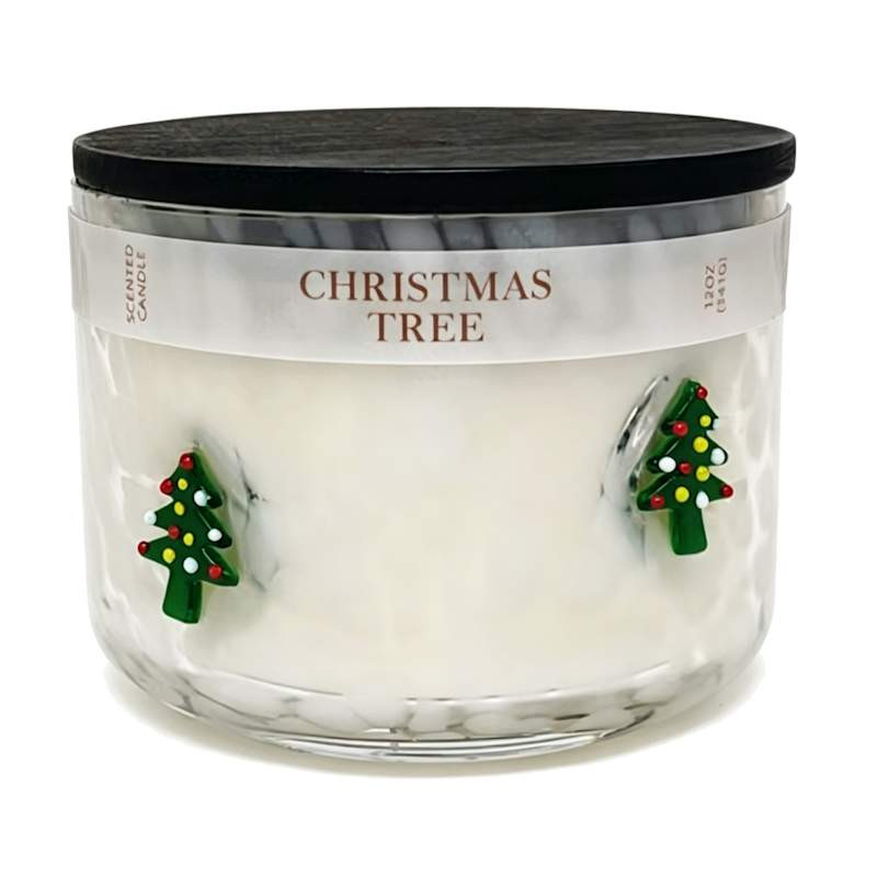 Christmas Tree Icon Candle, 12oz | At Home