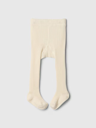 Baby Ruffle Rib Tights | Gap (US)