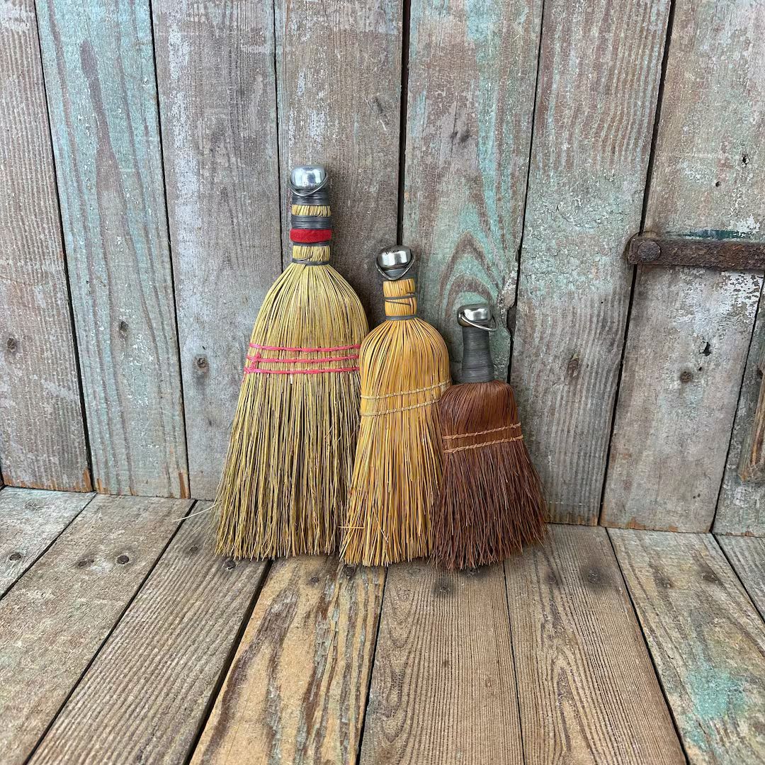 Vintage Whisk Broom Collection - Three Old Shabby Whisk Brooms - Repurposed - Farmhouse Decor | Etsy (US)