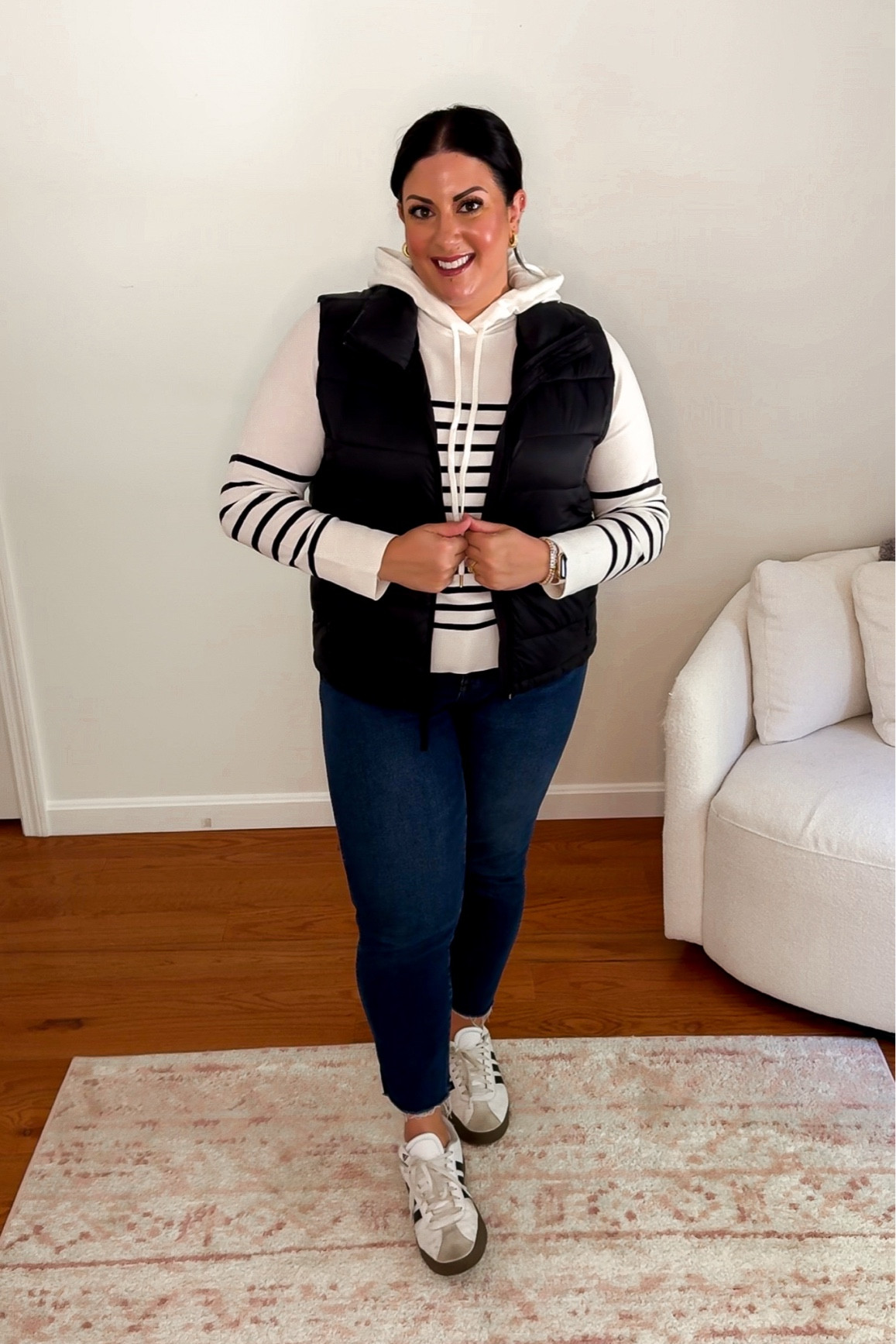 Size XL sweater hoodie/size XL puffer vest/size 32 (14) jeans 

#LTKMidsize #LTKFindsUnder50 #LTKSaleAlert