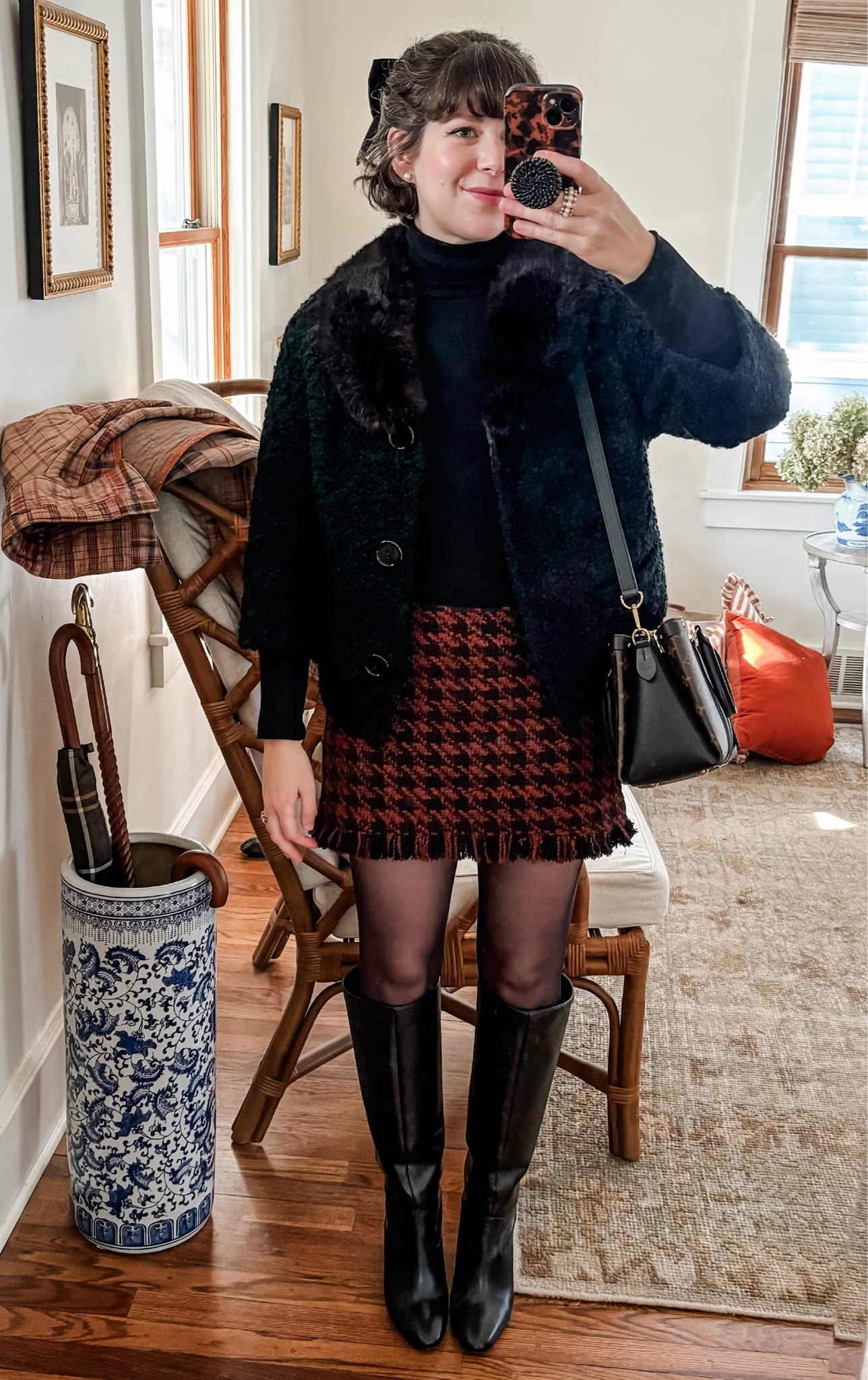 OOTD // November 23, 2023 - Thanksgiving Outfit No.5: What I wore on Thanksgiving 🦃. I took last week off partially to recover from a cold and to enjoy the holiday, but I’m back

#LTKHoliday #LTKSeasonal #LTKover40