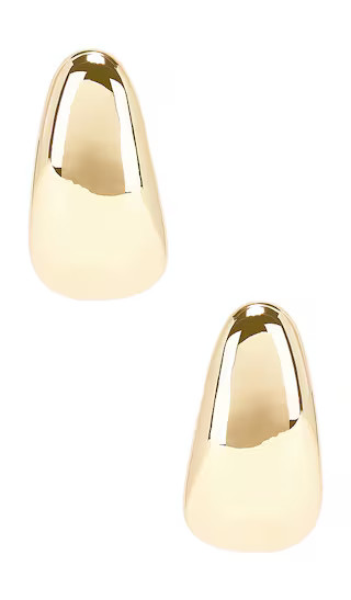 Heaven Mayhem Beanie Earrings in Metallic Gold. | Revolve Clothing (Global)