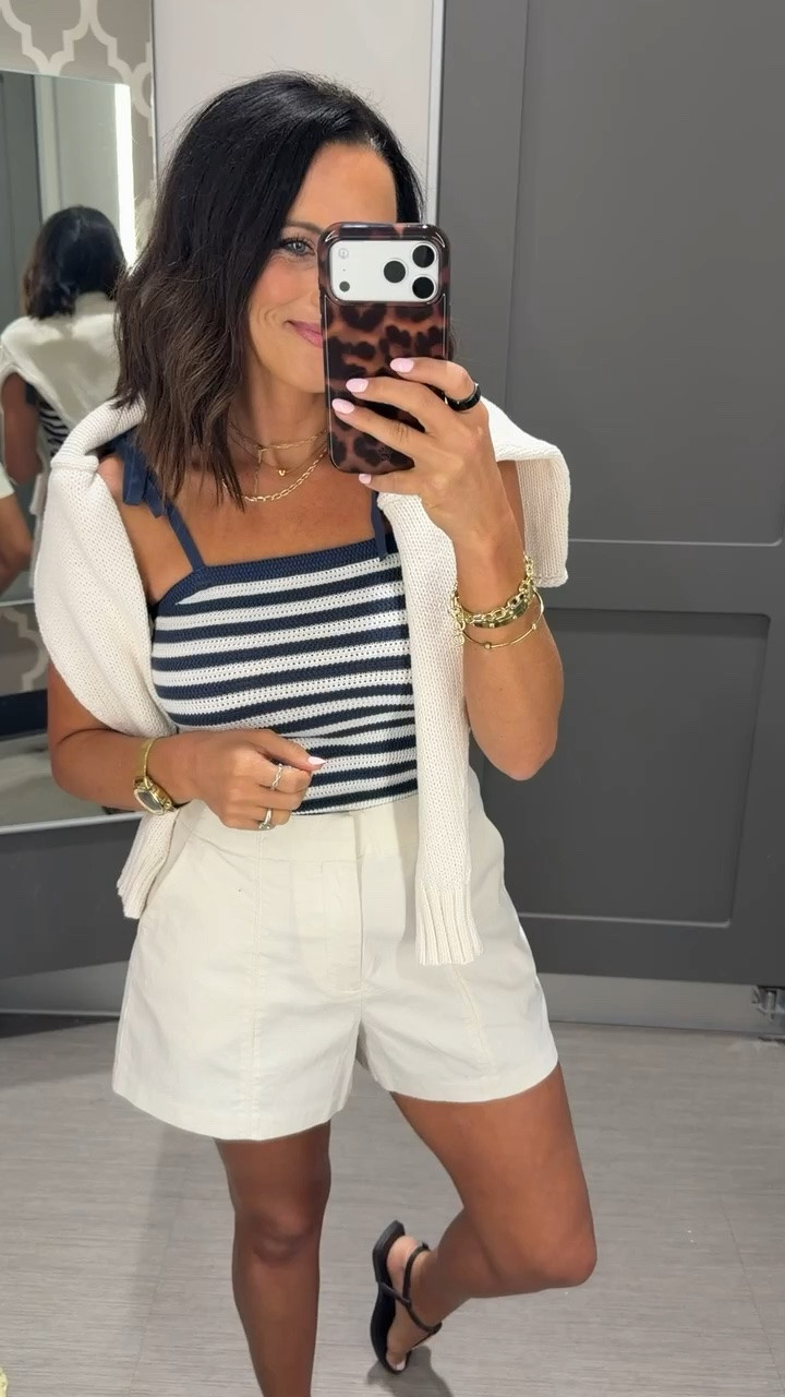 i’m obsessed with this top. Outfit is so classy!

target top xs, striped tank top, white shorts outfit, casual summer outfit, everyday style, affordable outfit

#targetstyle #ltkunder50 #summeroutfit #casualstyle #neutralstyle #everydayoutfit
