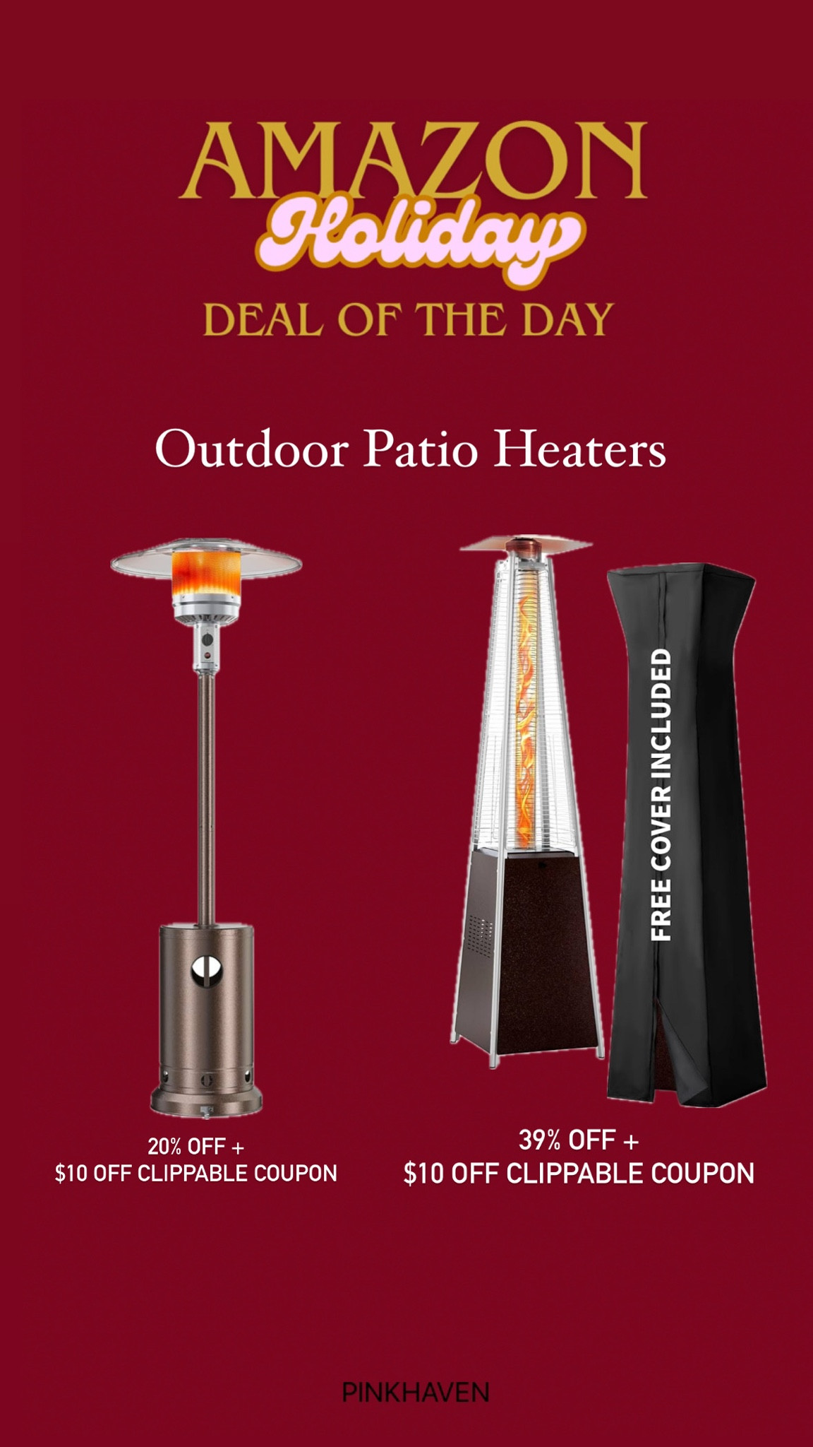 Patio heaters Amazon early Black Friday deal! Great gift idea for the one who loves to be outdoors.

#pinkhaven #patio 



#LTKCyberWeek #LTKHoliday #LTKSaleAlert